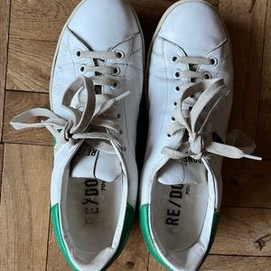 RE/DONE 70s tennis shoe green sneaker size 39
